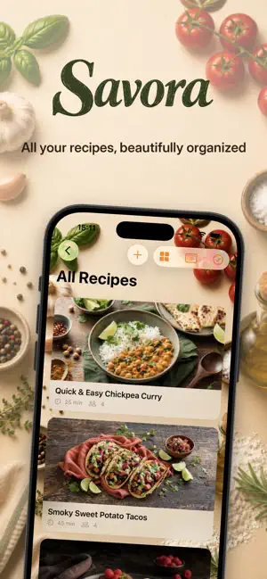 Savora Cookbook screenshot 1