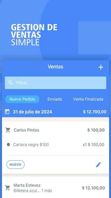 Simple Management Screenshot