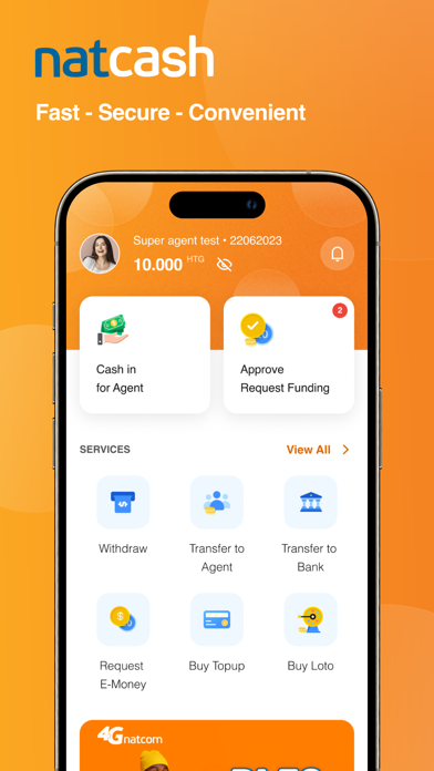 Natcash Agent Screenshot