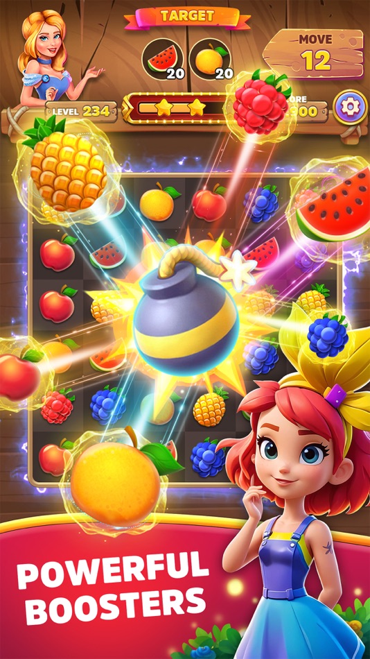 Fruity crush - Fruity match - 1.3.1 New IAP and Subscription - (iOS)
