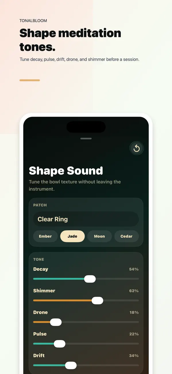 Screenshot #2 pour TonalBloom Sound Bath