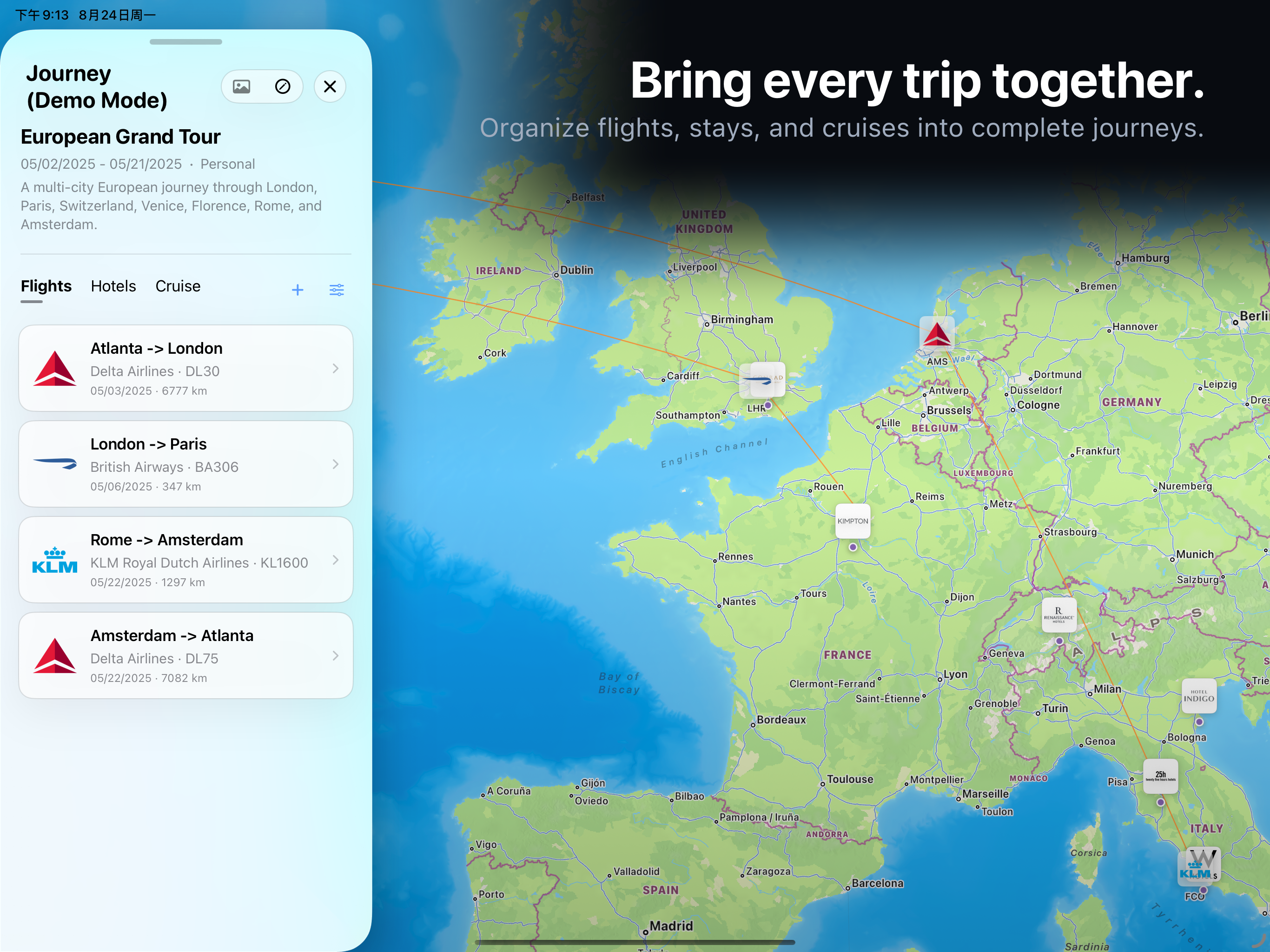 Roamark: Flight & Hotel Logs screenshot 14