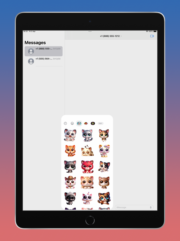 Screenshot #5 pour Timmy Kitten Stickers