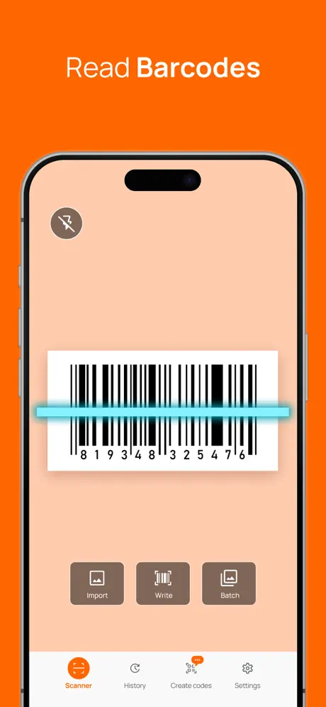 QR Code Scanner＊Barcode Reader screenshot 2