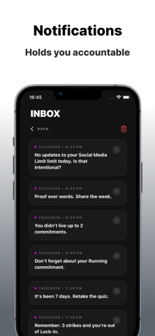 RUTHLESS - Discipline Tracker iPhone screenshot
