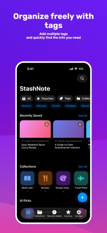 StashNote Bookmarks Read Later Screenshot 6 of 10