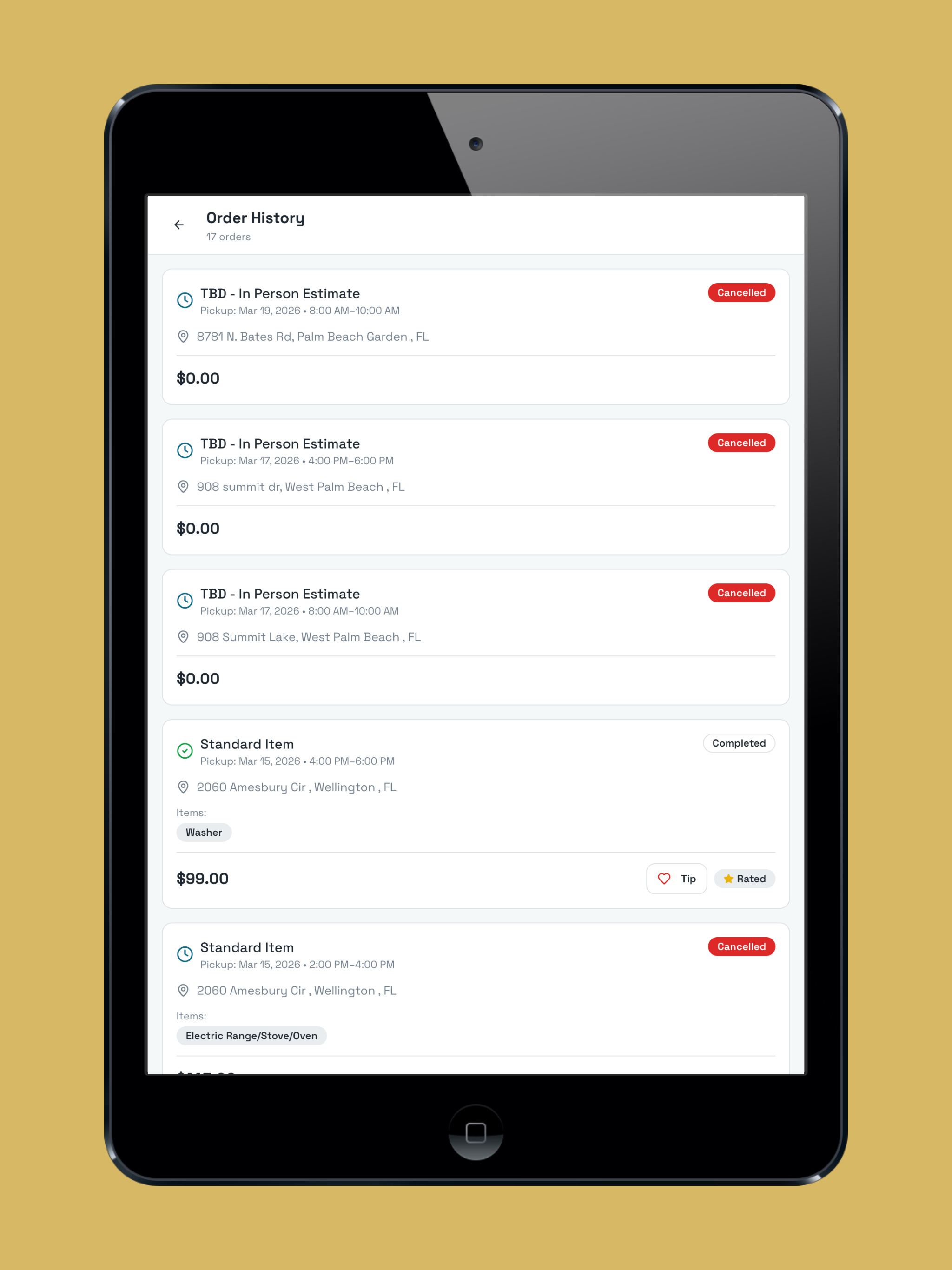 JeteLi: Junk Removal App