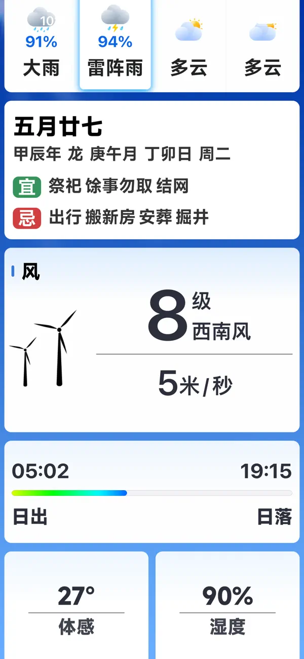 天气预报-专为中老年人设计 截图 6