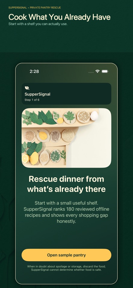 SupperSignal: Meal Rescue screenshot 1