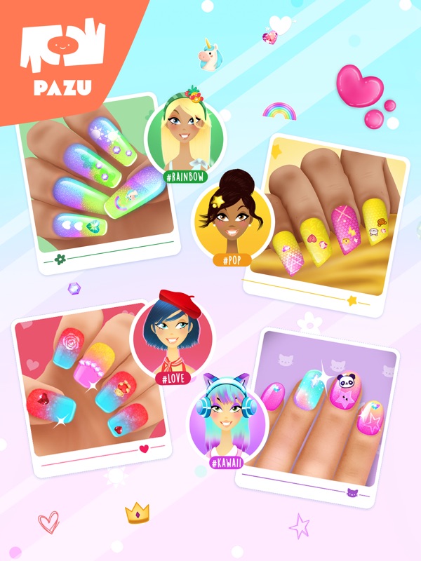 Girls Nail Salon - Kids Games screenshot 10