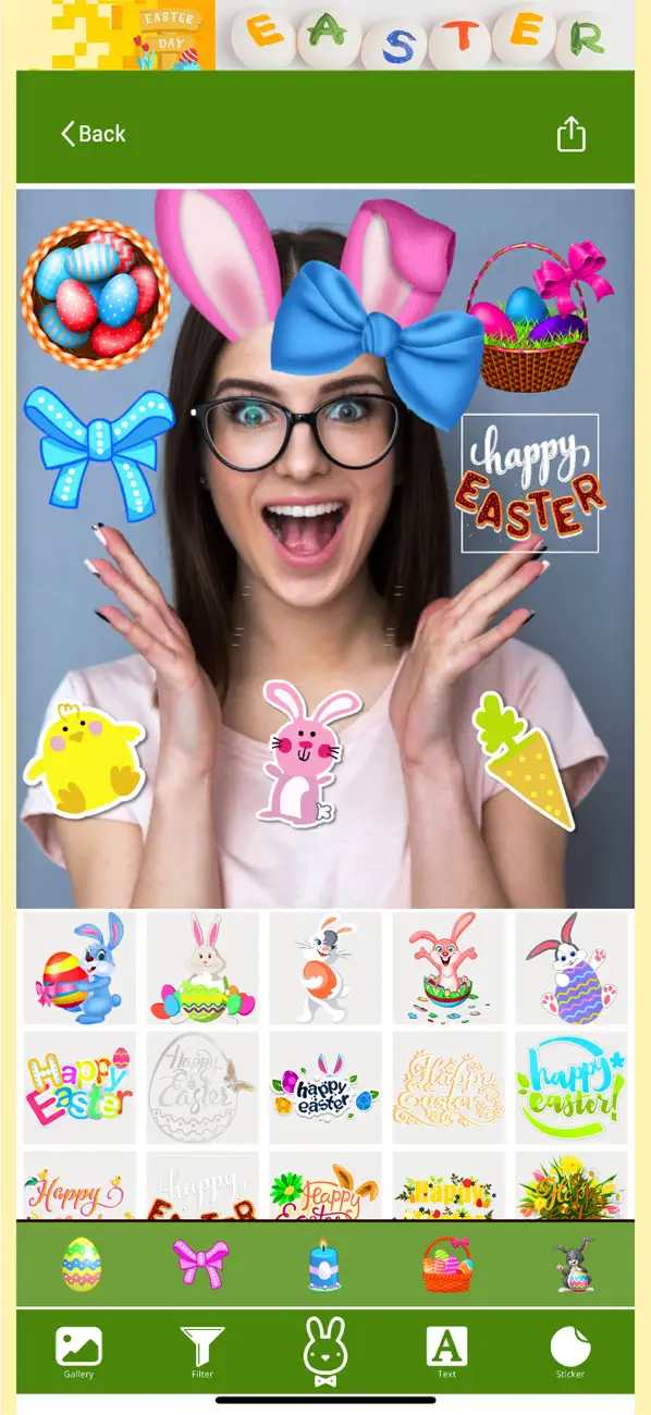 Screenshot #1 pour Easter Snap - Egg Hunt Camera