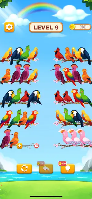 Color Bird Sort Puzzle screenshot 1