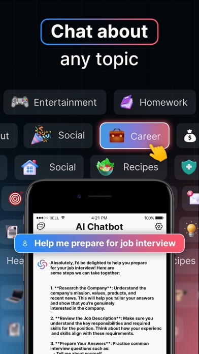 Chatbot For Google Gemini Screenshot