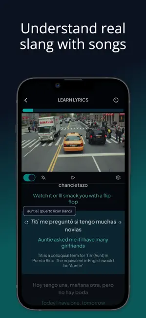 LyricFluent: Learn Languages iPhone screenshot 5