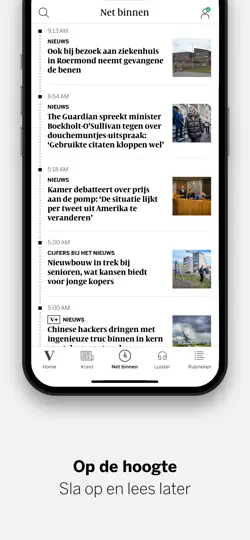 Screenshot von De Volkskrant - Nieuws auf dem iPhone 6