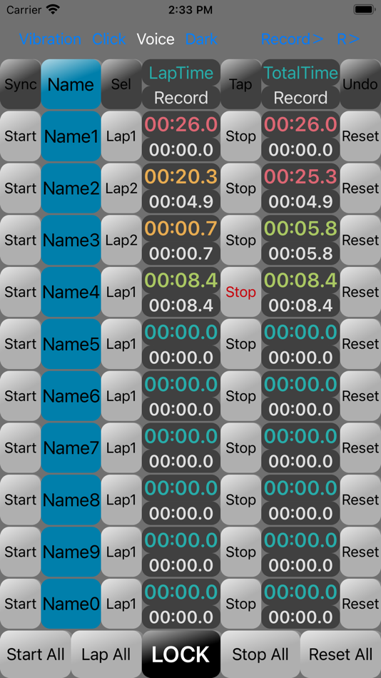 #6. DsStopWatch (iOS) Podle: Ryuichi Kato