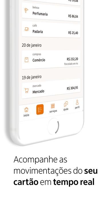 Itaú: Cartões de crédito Screenshot