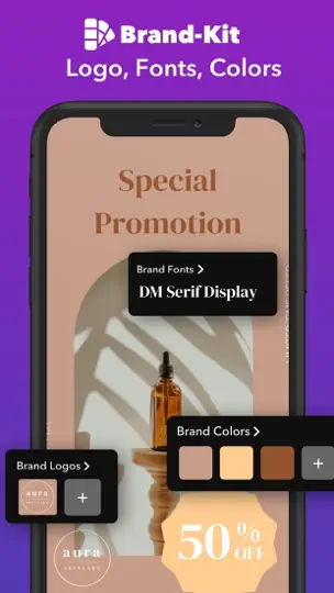 Captura de pantalla de Griddy: Split Photo Grid Posts en iPhone 8