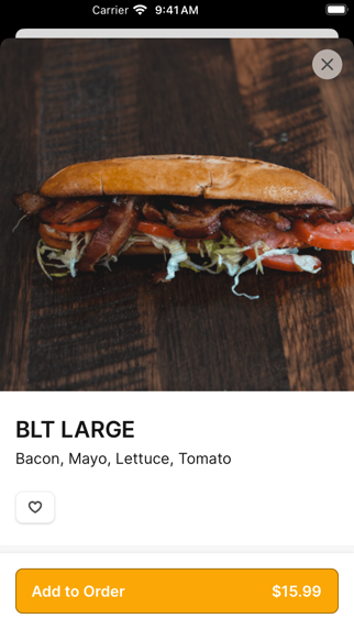 Mane Course Sandwhich's iPhone screenshot 4 - Food & Drink app