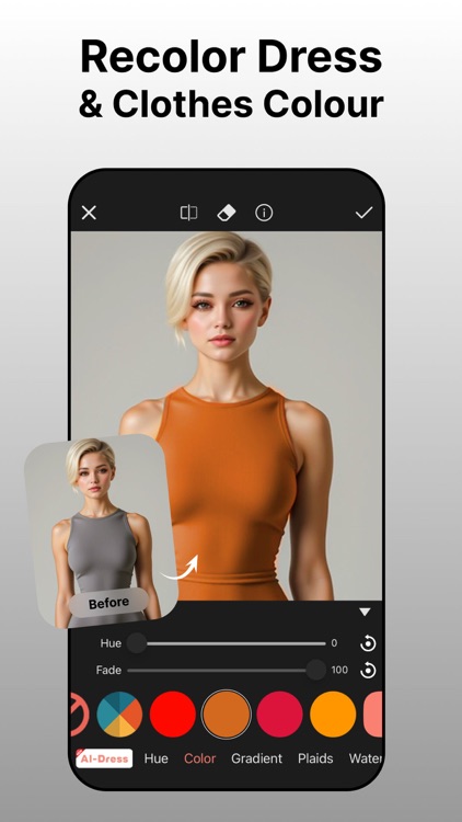Recolor Dress & Clothes Colour