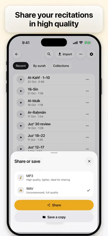 Mubayyen: Quran Voice Effects screenshot 7 of 7