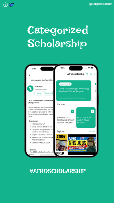 AfroScholarship Screenshot