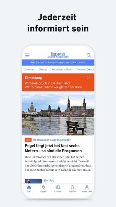 DNN - Nachrichten und Podcast Screenshot