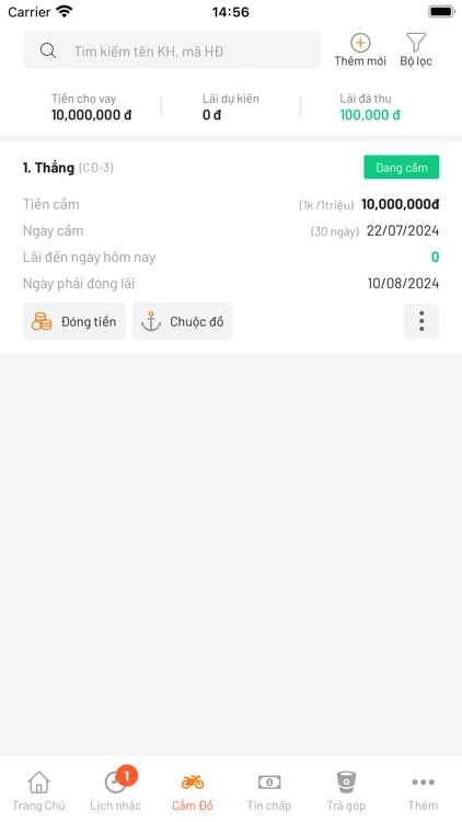 2Gold - Phần Mềm QL Cầm Đồ screenshot-3