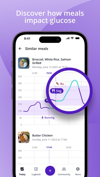 SNAQ - Diabetes Food Tracker Screenshot