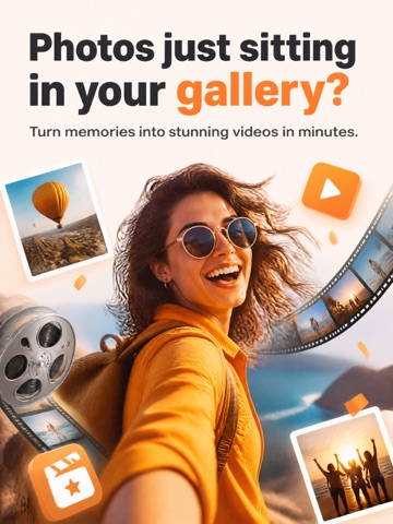 Movie Maker Slideshow Pro iPad screenshot