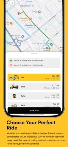 Grook: Request a ride screenshot