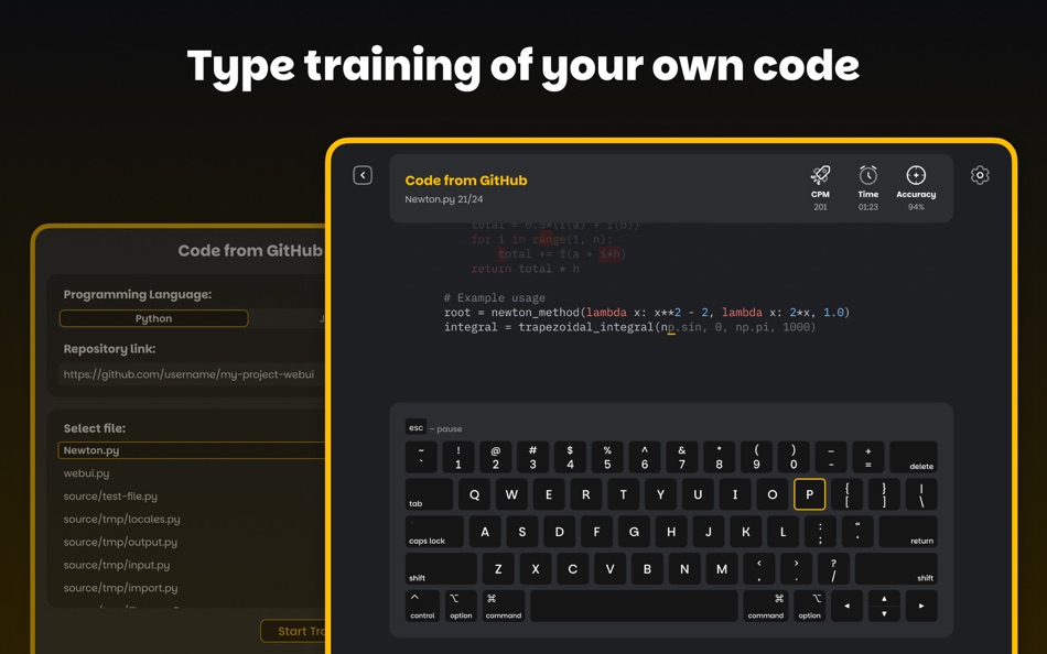 #4. Typing for Developers - Tutor (macOS) 게시자: Proapptive Solutions, LLC