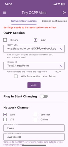 OCPP Mate screenshot