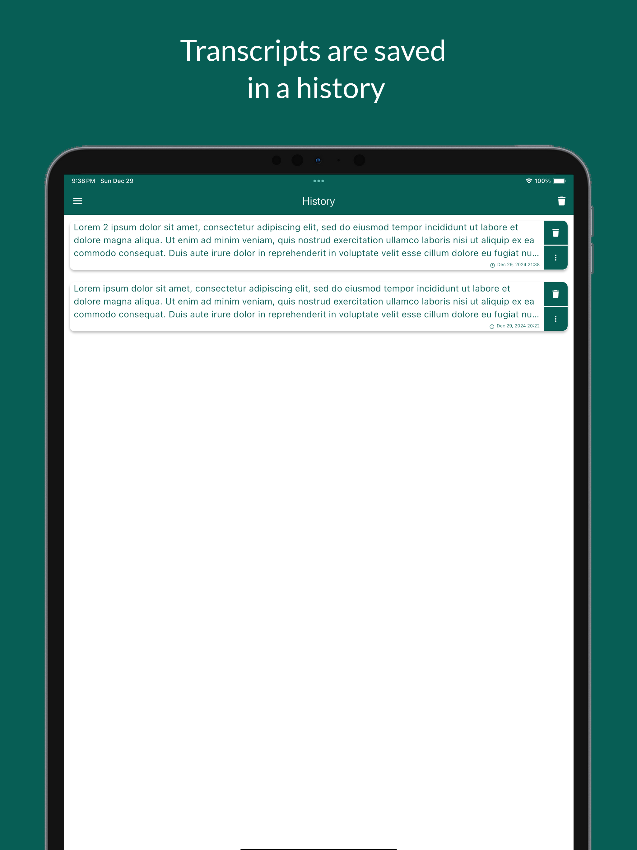 Transcriber: Audio to Text