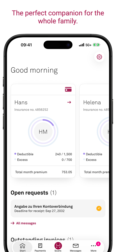 myHelsana screenshot 1