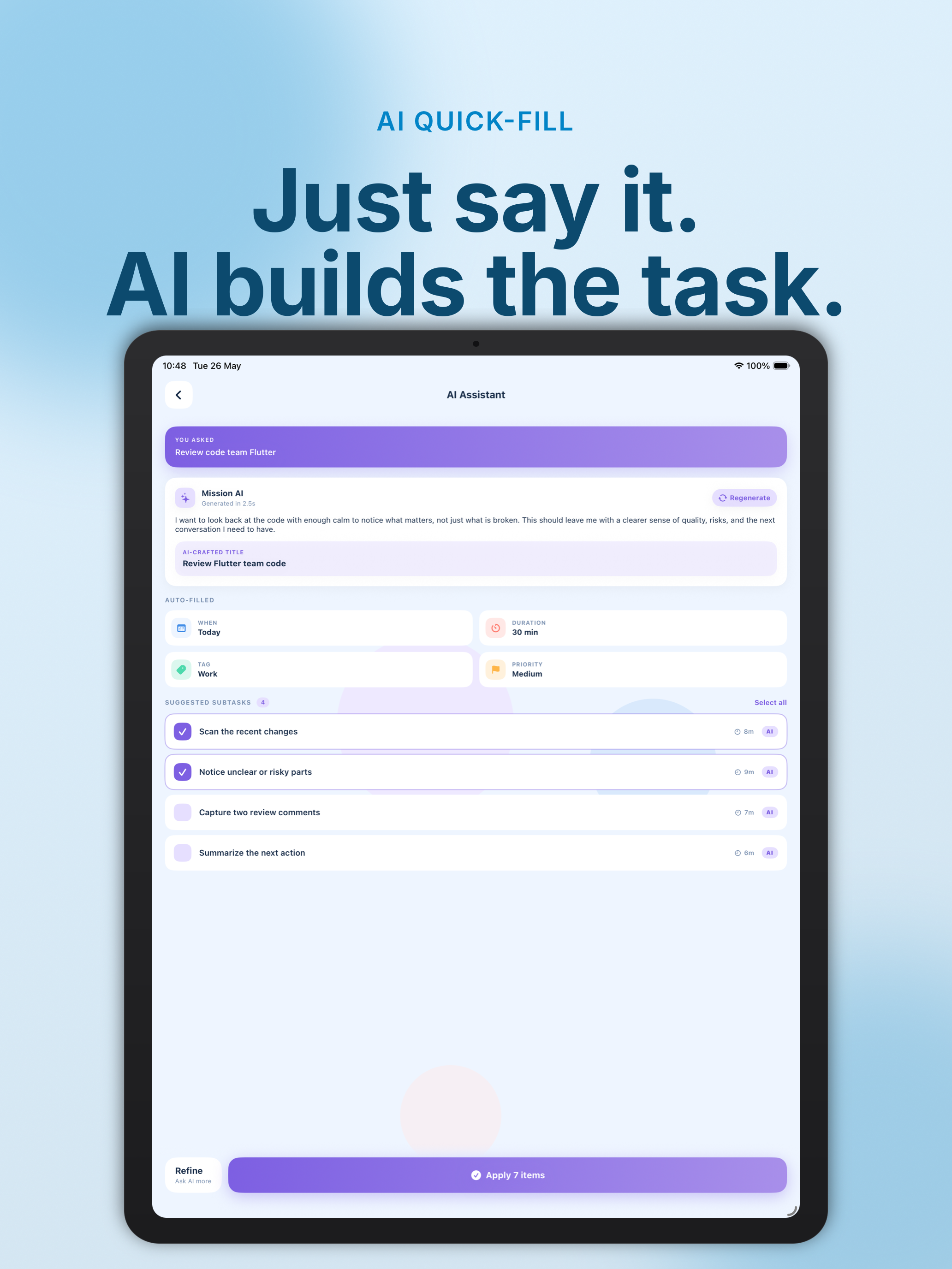 Missions: Daily Task Planner