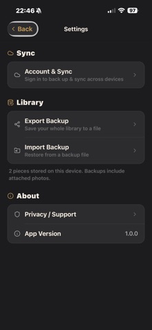 App screenshot