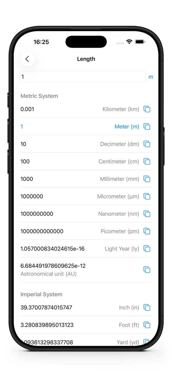 Screenshot #2 pour Unit Converter - 14-in-1