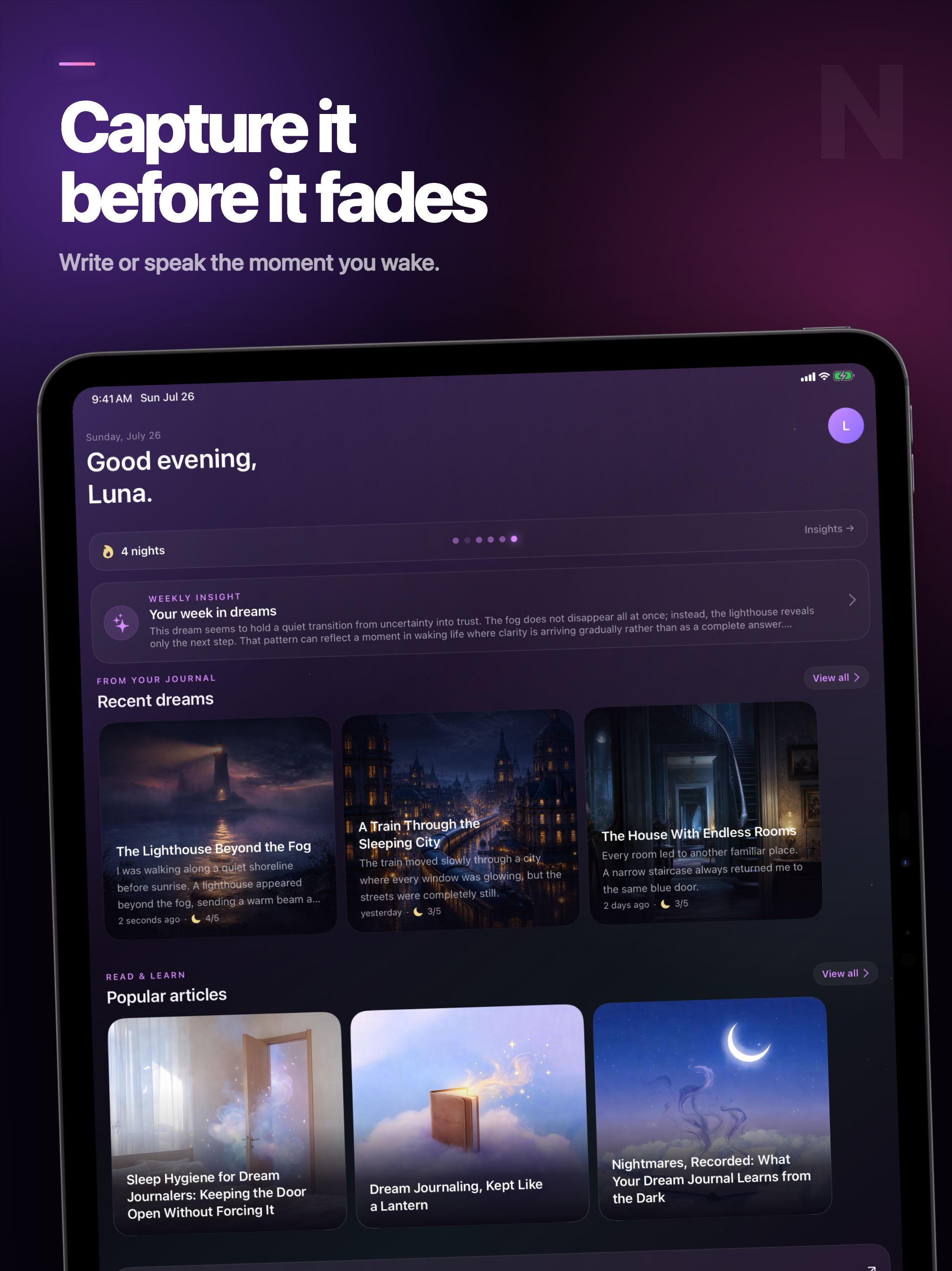 NightNotes: AI Dream Journal screenshot 12