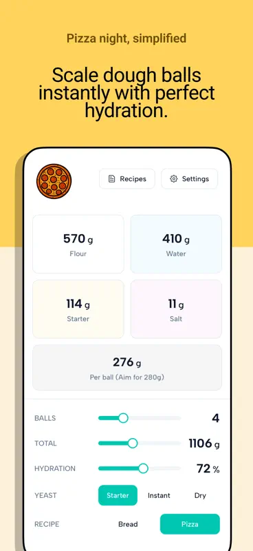 Dough Calc screenshot 2 of 6