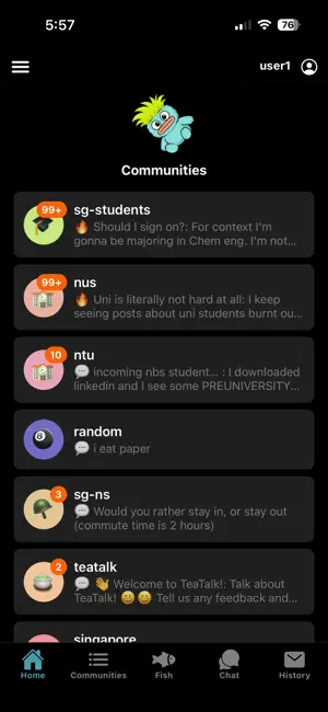 TeaTalk - Community & Chats screenshot 1