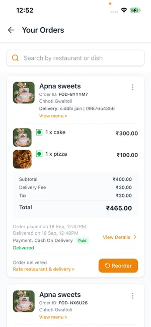 Super Fast - Food Delivery screenshot 3