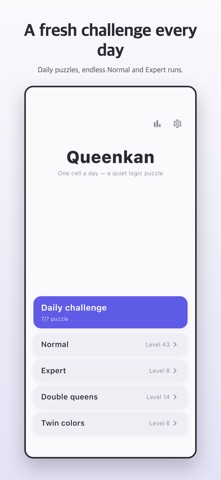 Queenkan — quiet logic puzzle Screenshot 4 of 4