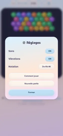 Capture d'écran de Bubble Key sur iPhone 5