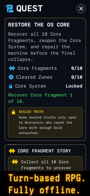 RPG Offline: OS Core Quest screenshot 5