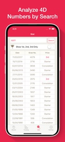 SG 4D Results screenshot