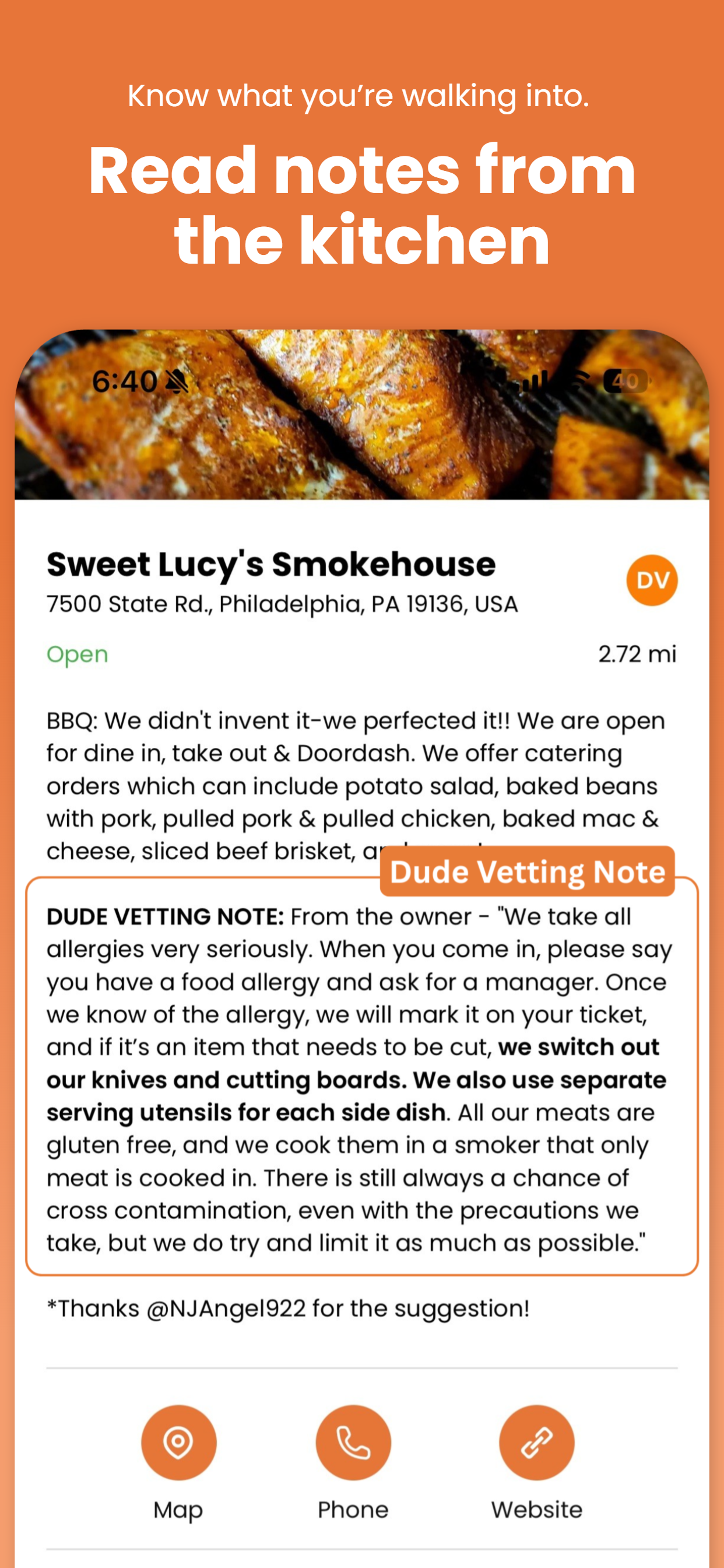 Gluten Dude: GF Restaurants screenshot 2