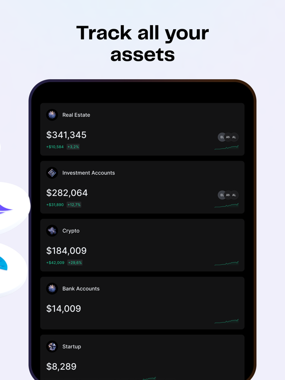 Finary: Budget & Money Tracker iPad screenshot 2 - Finance app