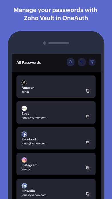 Screenshot 4 of Authenticator App - OneAuth App