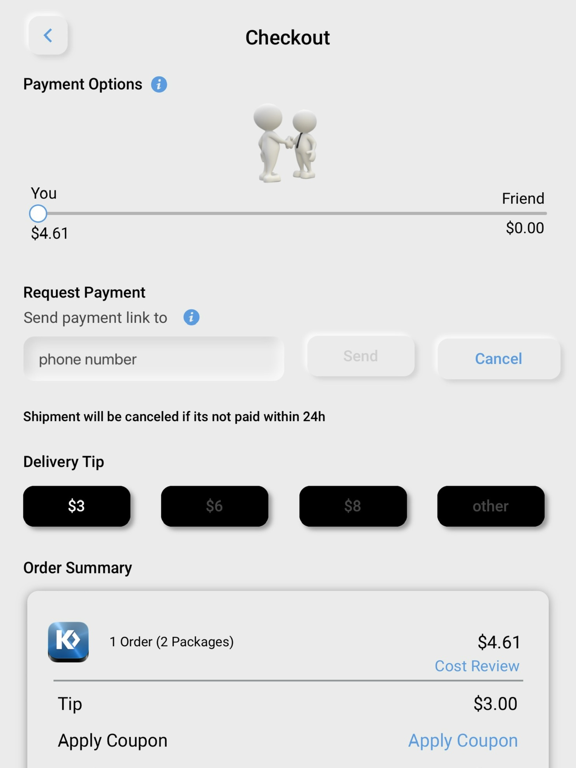 Kaebox iPad screenshot 6 - Shopping app